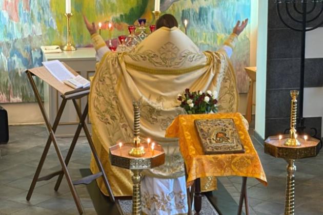 Denne dagen, 13. september, ble det holdt en liturgi